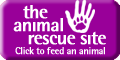 The Animal Rescue Site helps feed Abused and Negelected Animals!