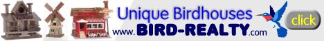 Unique birdhouses from Bird Realty.com!